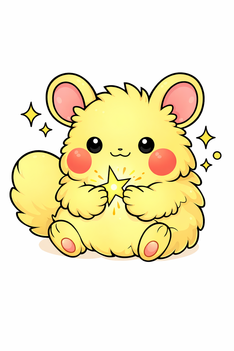Pikachu coloring page