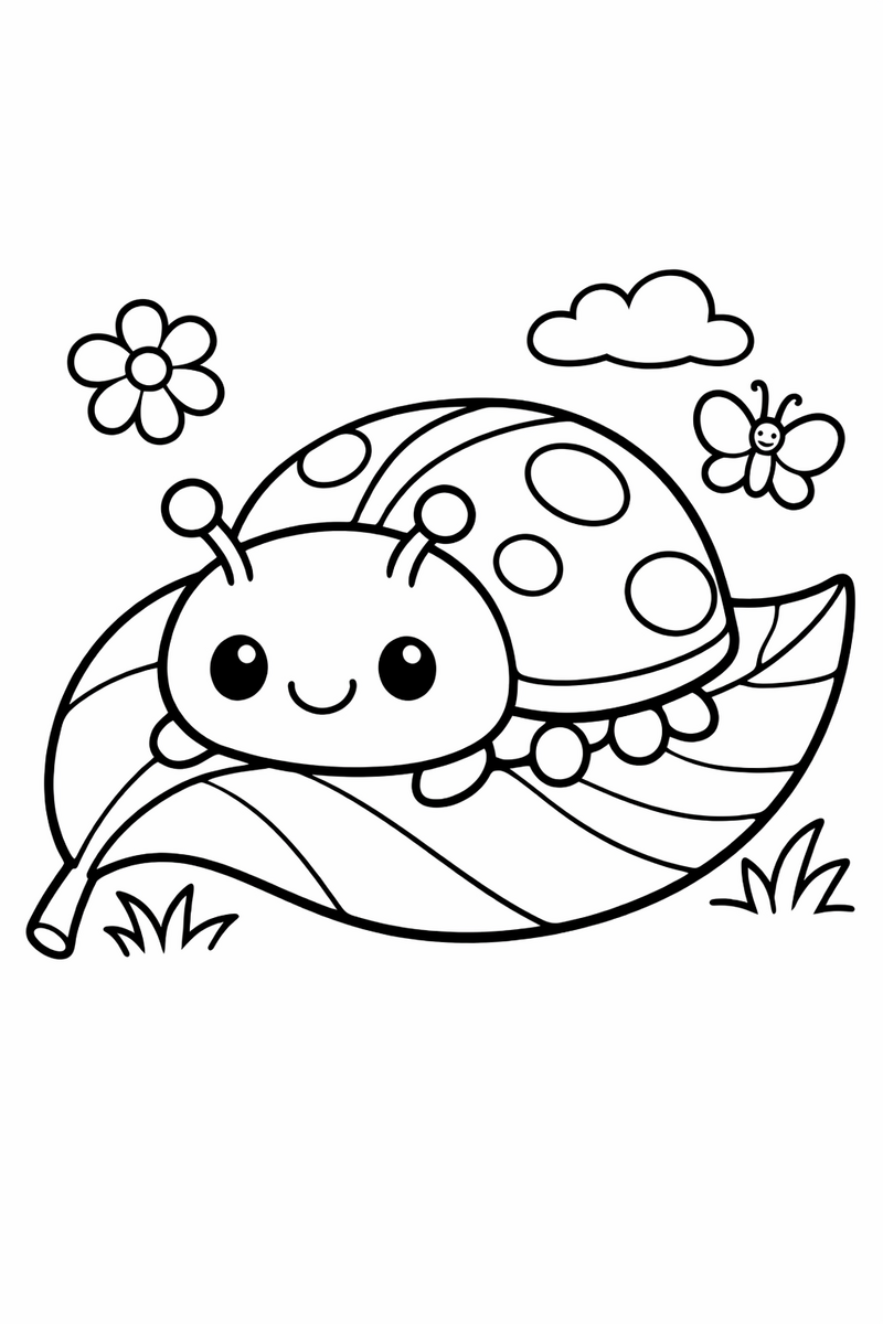 Caterpie coloring page