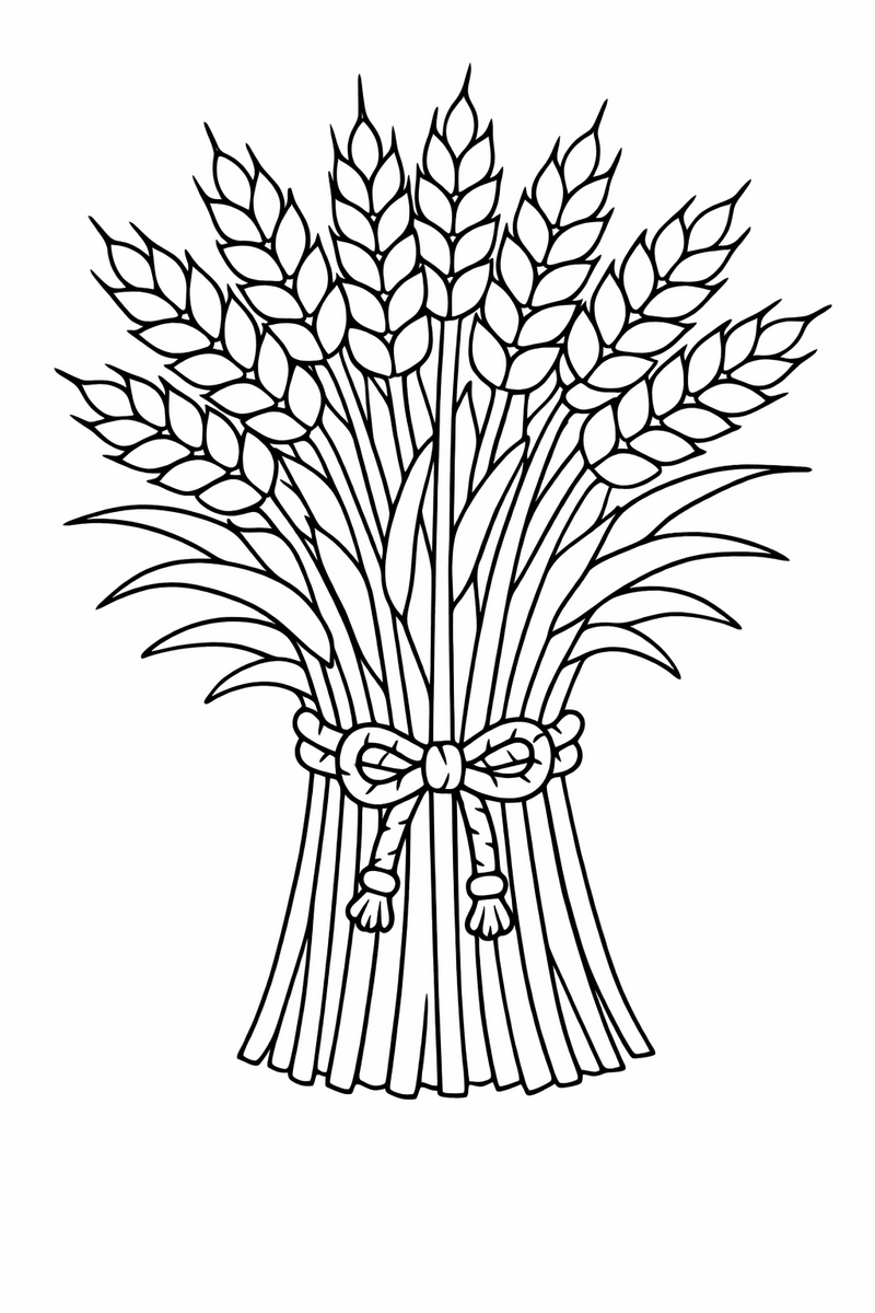 Sheaf of Wheat coloring page